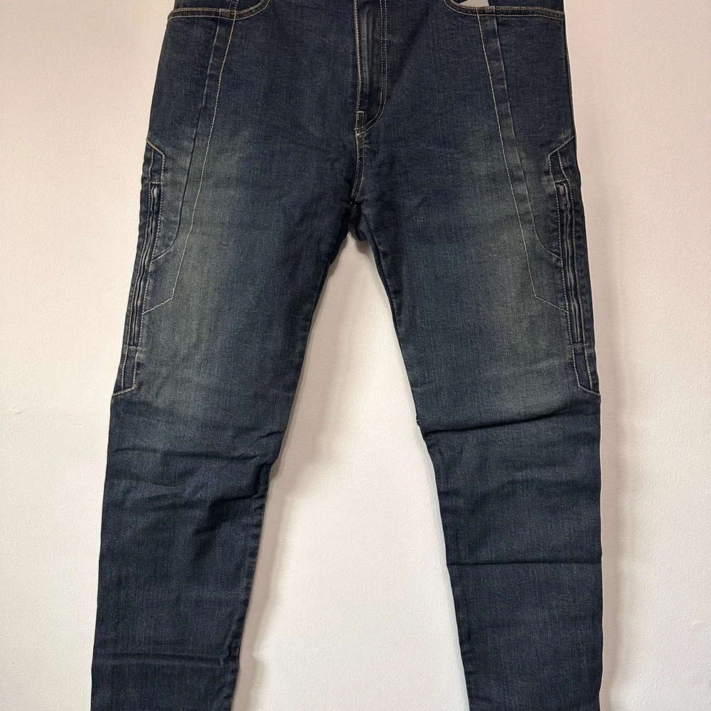 MAXLER JEANS Men's Dark Blue Jeans Riding Jeans, Motorcycle! NWT! Size 36. - Picture 1 of 8